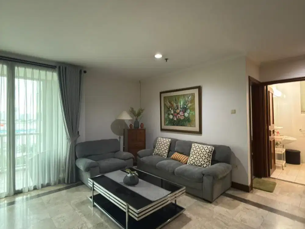 Dijual Apartemen Bumimas Tipe 2 Kamar Tidur Full Furnished