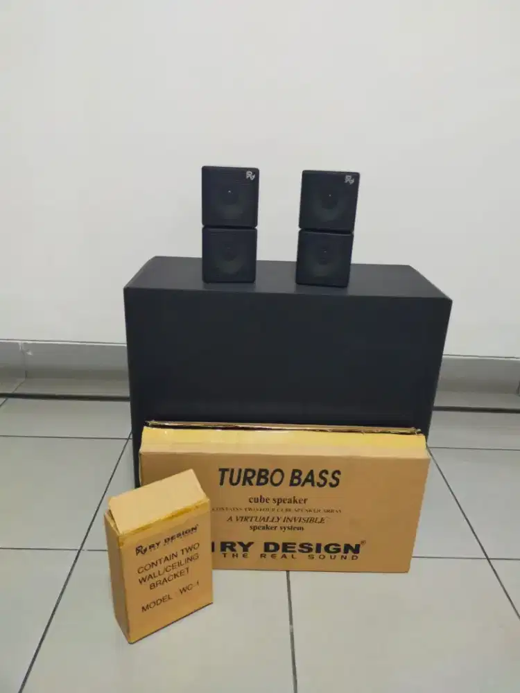 Ry Design Turbo Bass Solid Free Space 2 Speaker System BEKAS