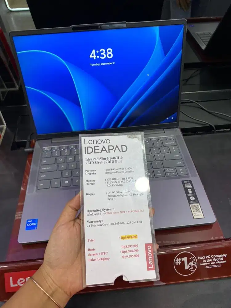PROMO LENOVO IDEAPAD SLIM 3 CICILAN MULAI 950rb an perbulan