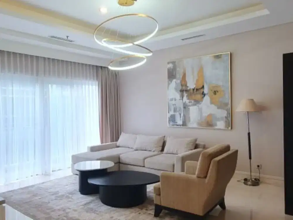 FOR RENT Apartment Capital Residence Sudirman SCBD 3BR 150sqm - Close to Pacific Place Ashta Mall Grand Lucky MRT Busway
