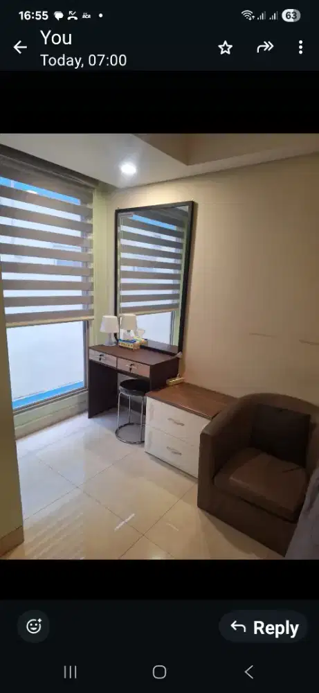 Apartemen disewakan