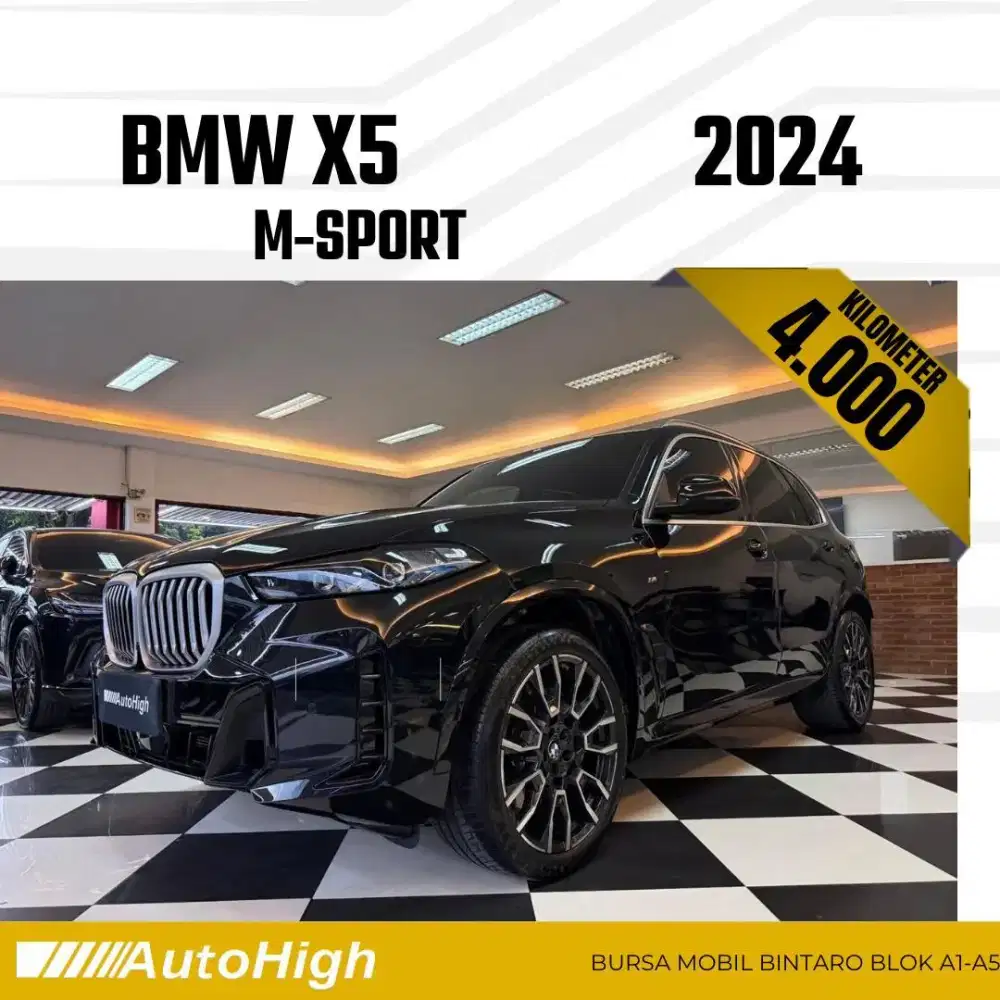 DP10% [Km4.000] X5 M-Sport 2024 Black Reg 2023 #AUTOHIGH