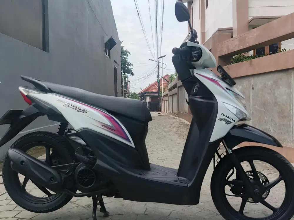 Honda beat pop fi esp 2016 stater halus bodi mulus orsinil