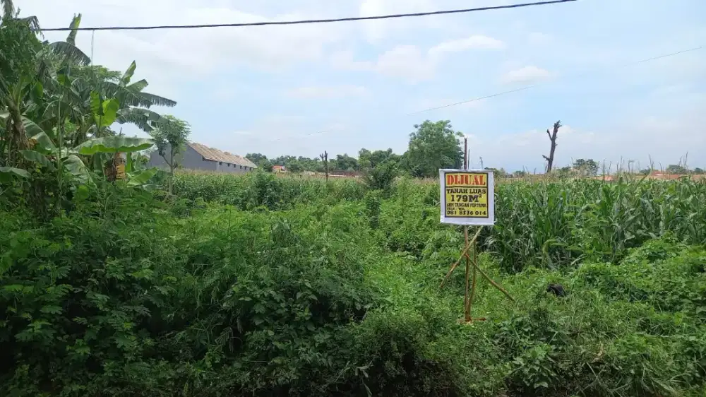 Dijual cepat tanah SHM a.n sendiri!!! Cocok buat ruko atau hunian