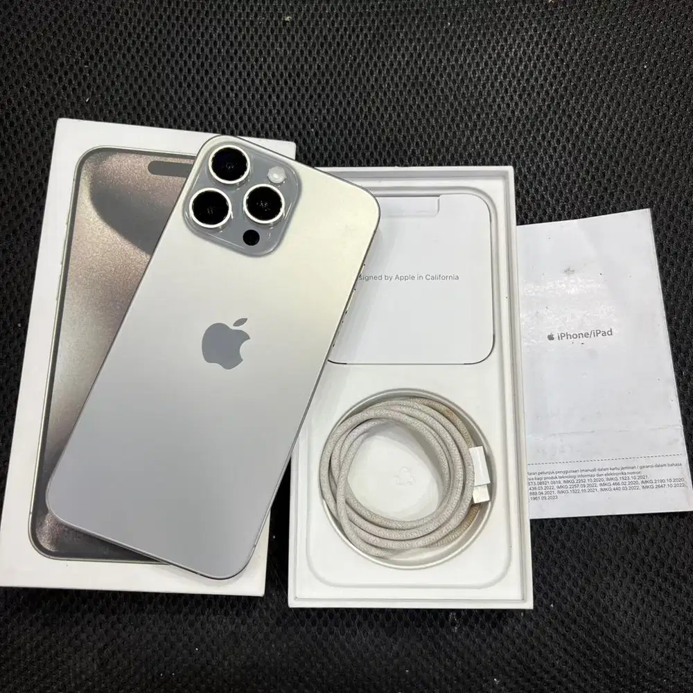 iphone 15 promax 256gb resmi ibox fullset original bergaransi