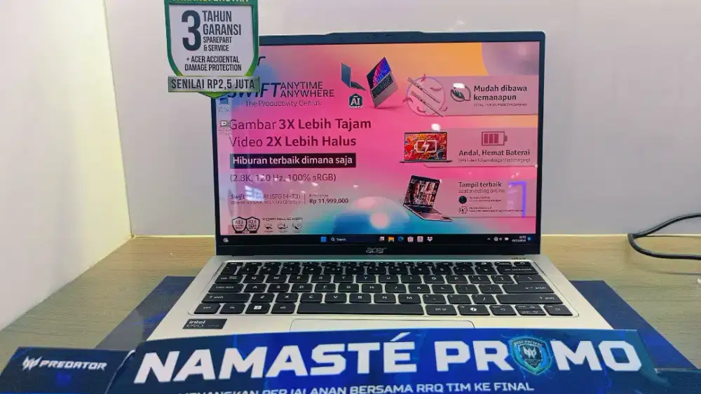 Promo Cicilan 0% Laptop Acer Swift Go 14AI Murah