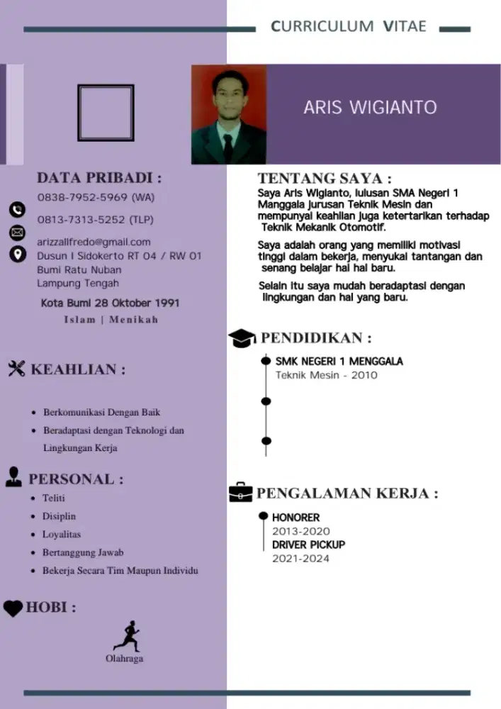 cari pekerjaan sopir