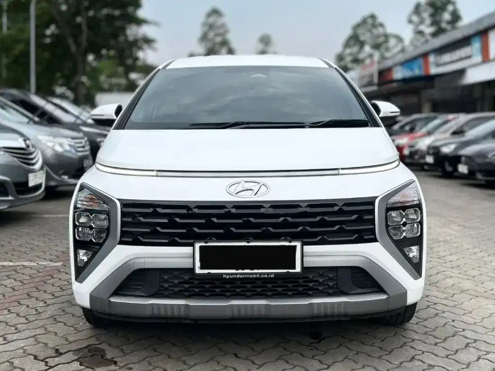 MULUS KM 7RB!! HYUNDAI STARGAZER 1.5 PRIME AT MATIC 2023 PUTIH