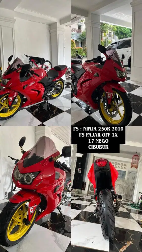 Ninja 250r 2010 Merah