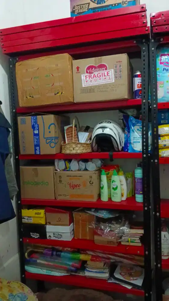 RAK BESI 6 SUSUN BEKAS