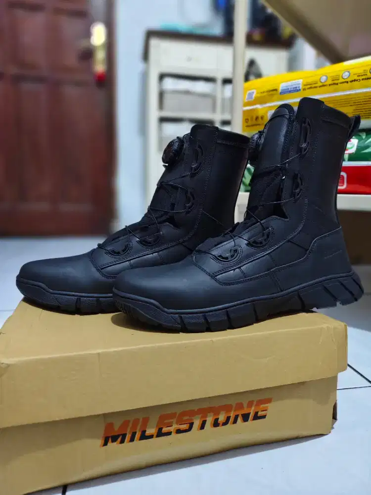 SEPATU PDL TALI PUTAR PREMIUM KONDISI BARU