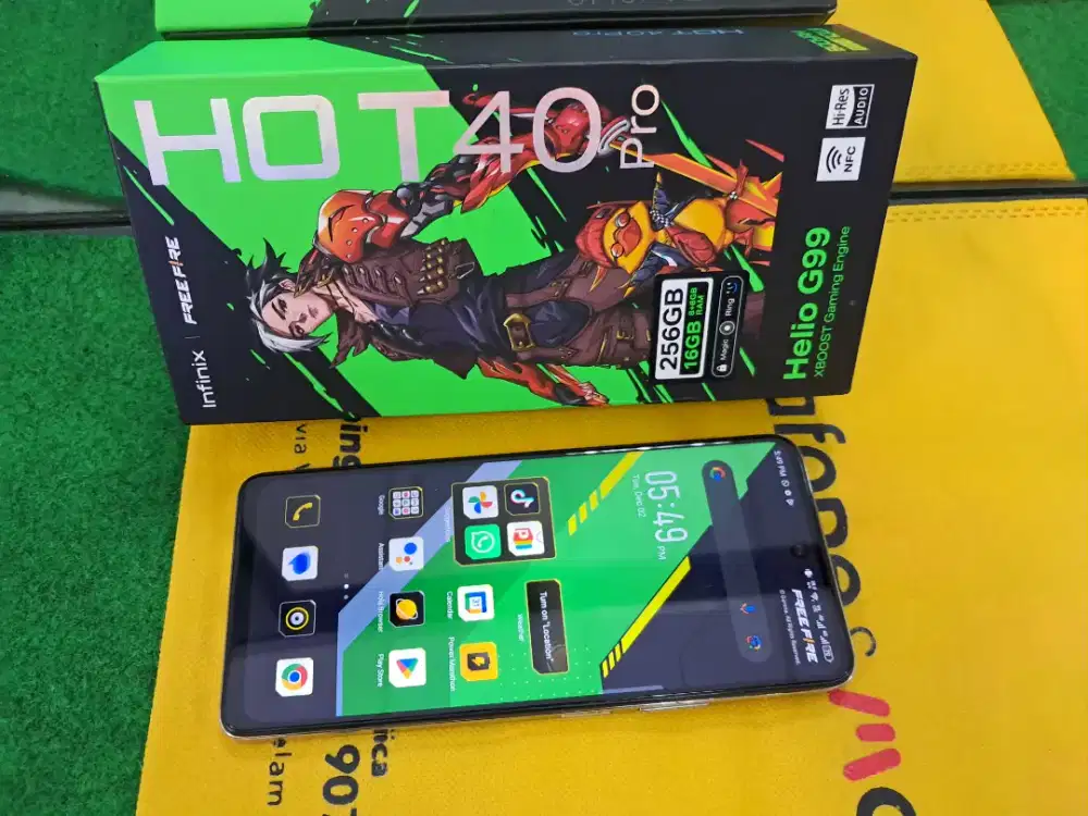 Infinix HOT40 Pro Ram 8/256 GB mulus no minus lengkap