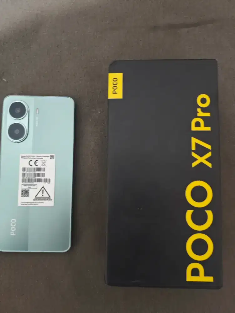 Poco X7 pro 5g 12/512 fullset second mulus