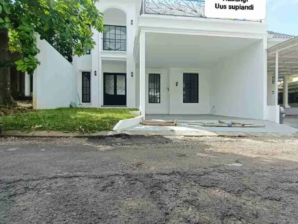 Rumah baru di bangun ulang dari nol cluster bgh Sentul city Bogor