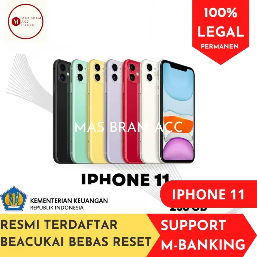 Apple iPhone 11 ORIGINAL IMEI BEACUKAI PERMANEN 64-128 not 17 pro max