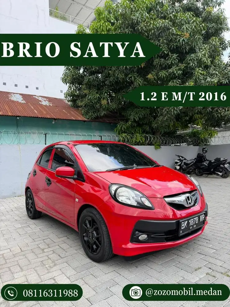 Honda Brio 1.2 E Manual 2016 Merah