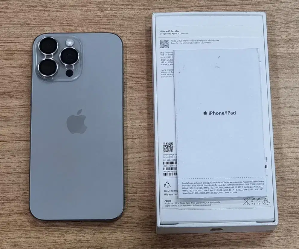iPhone 16 Pro Max 256gb iBox Natural Titanum