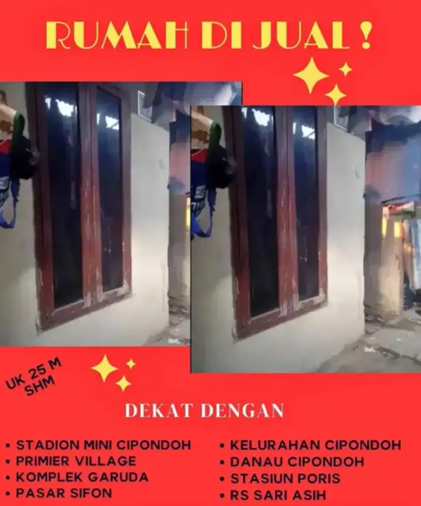 Rumah Kontrakan di jual 3 petak SHM / Kontrakan di jual SHM