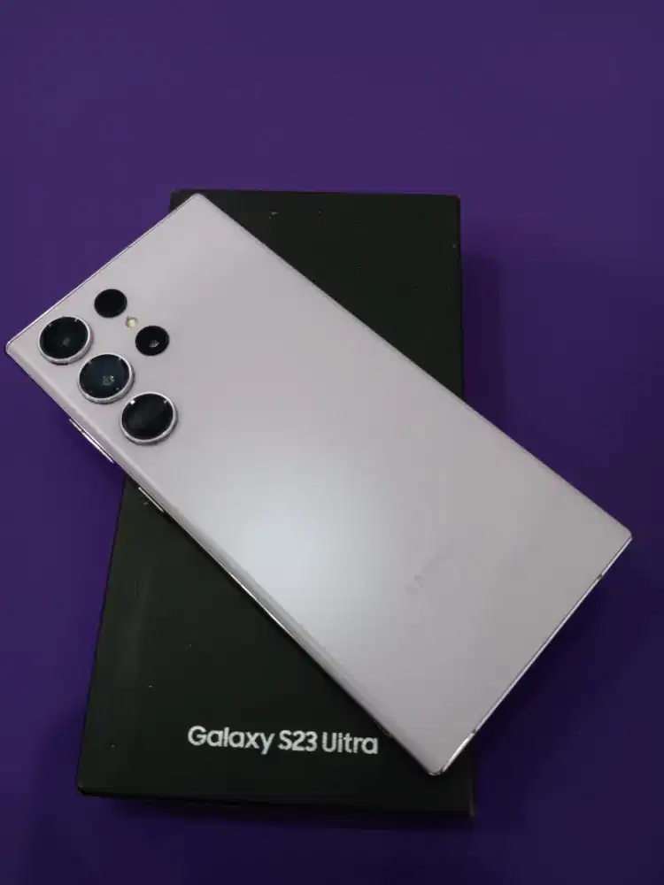 Samsung Galaxy S23 Ultra Lavender Ram 12/512gb Lengkap