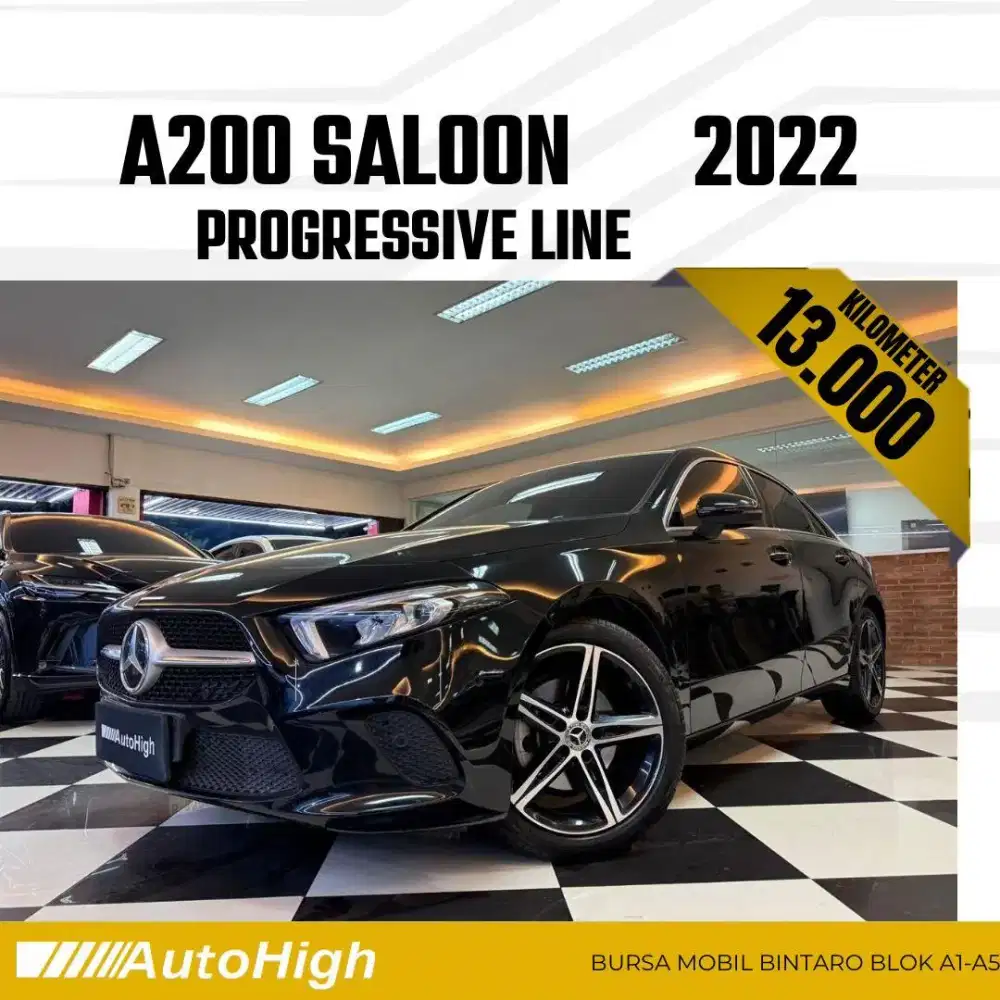 DP10% [Km13.000] A200 Saloon Sedan 2022 Black Reg 2023 #AUTOHIGH