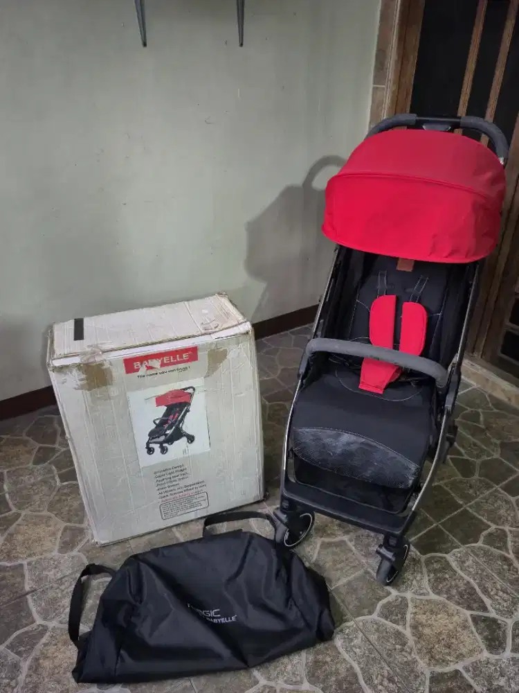 PRELOVED STROLLER BABY ELLE MAGIC AUTOFOLD FULLSET
