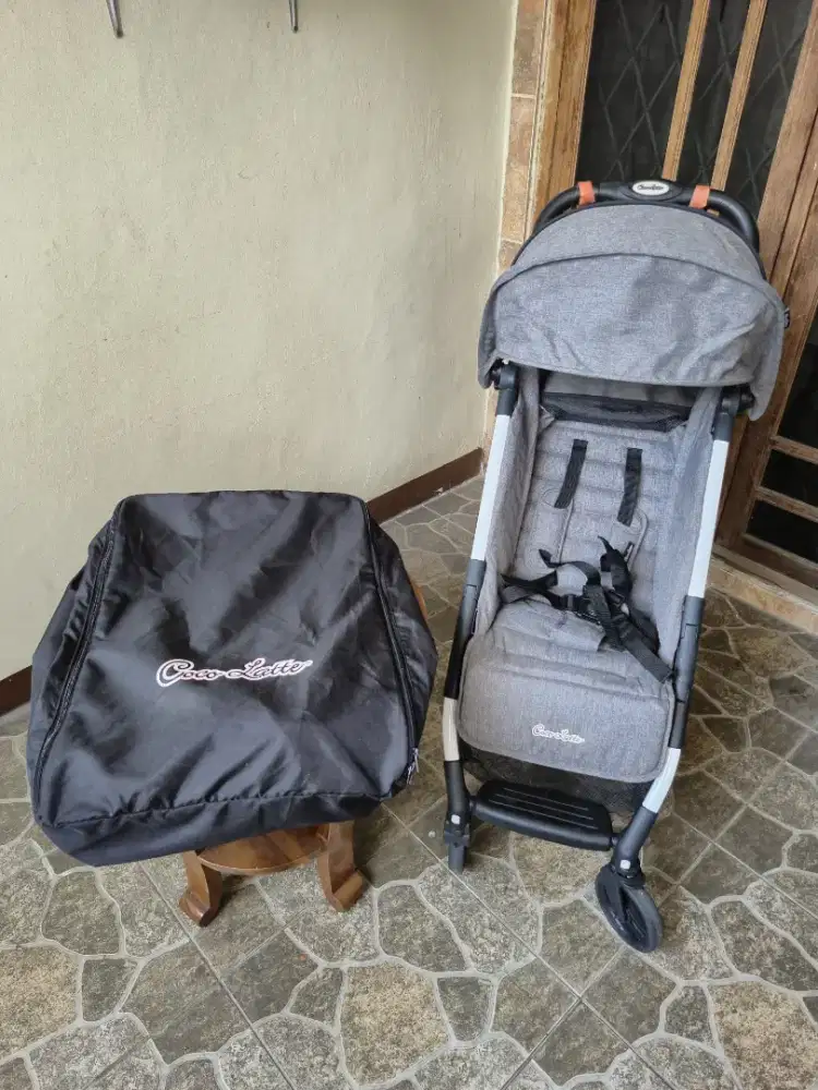 PRELOVED STROLLER COCOLATTE ICONIC LENGKAP TAS