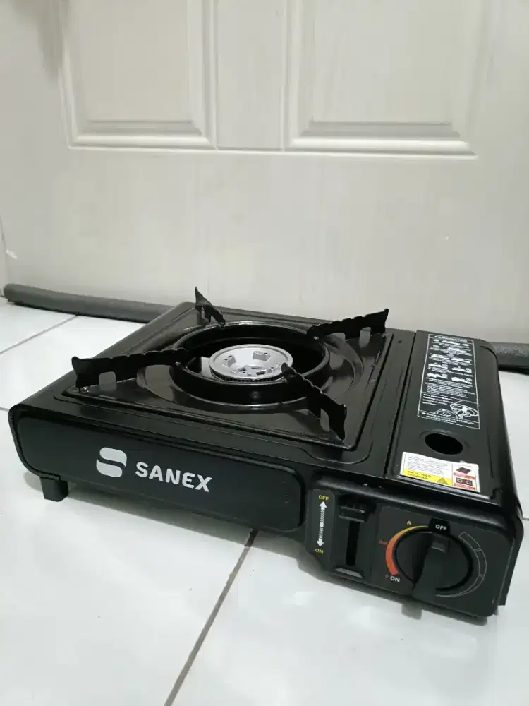 Kompor Gas Portable merk Sanex 2in1 SN-883 bisa untuk Gas Kaleng & LPG