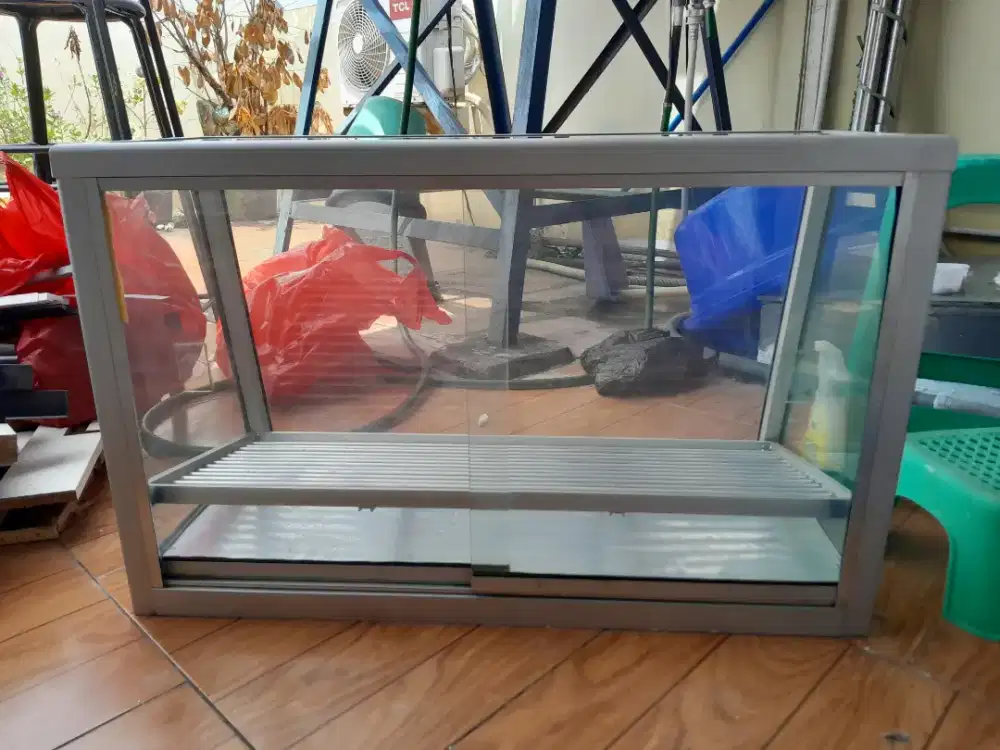 Dijual cepet etalase penghangat / warmer panjang 80 cm