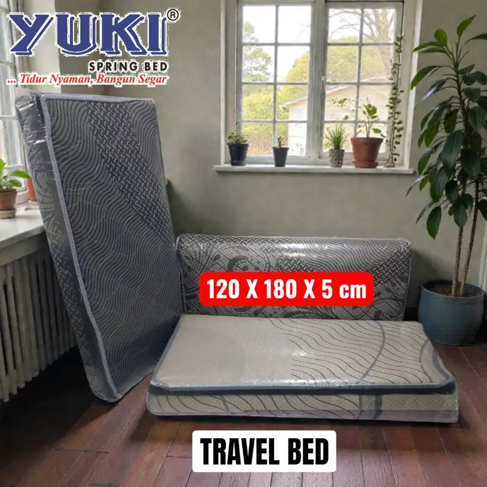 Travel Bed Kualitas Super Ukuran 120 x 180 x 5 cm