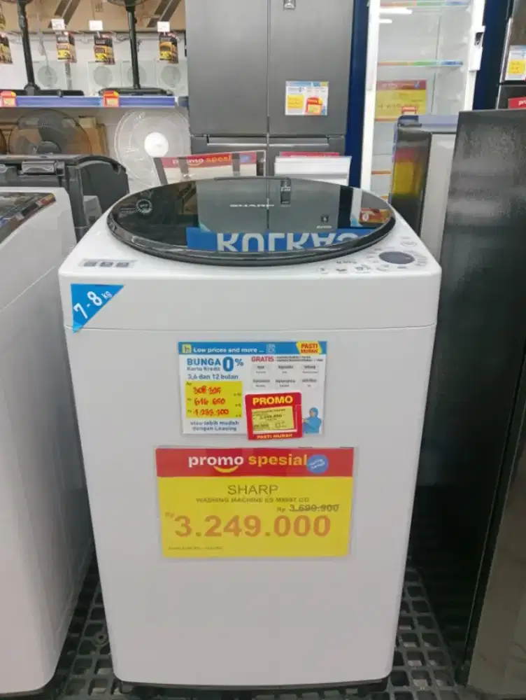 kredit mesin cuci tanpa dp syrt cuma ktp free angsuran 1-2× bunga 0%