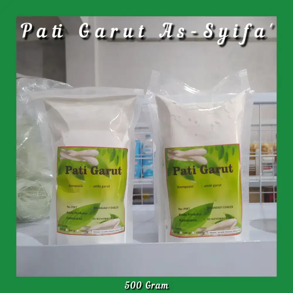 Tepung Pati Garut 100% Murni
