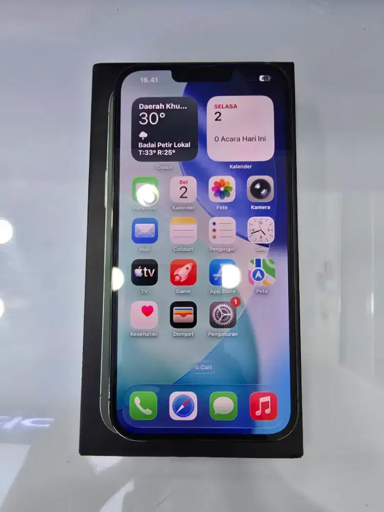 Iphone 13 Pro Max 128Gb Alpine Green Ex Garansi resmi Ibox -MasterCom