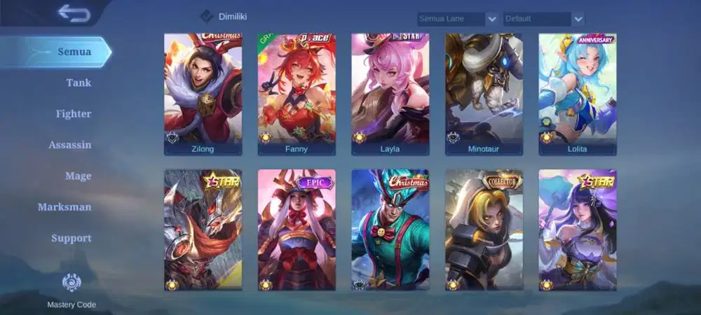 YANG MAU BELI AKUN ML ATAU JUAL SILAHKAN DI KABARIN ABGKUUU