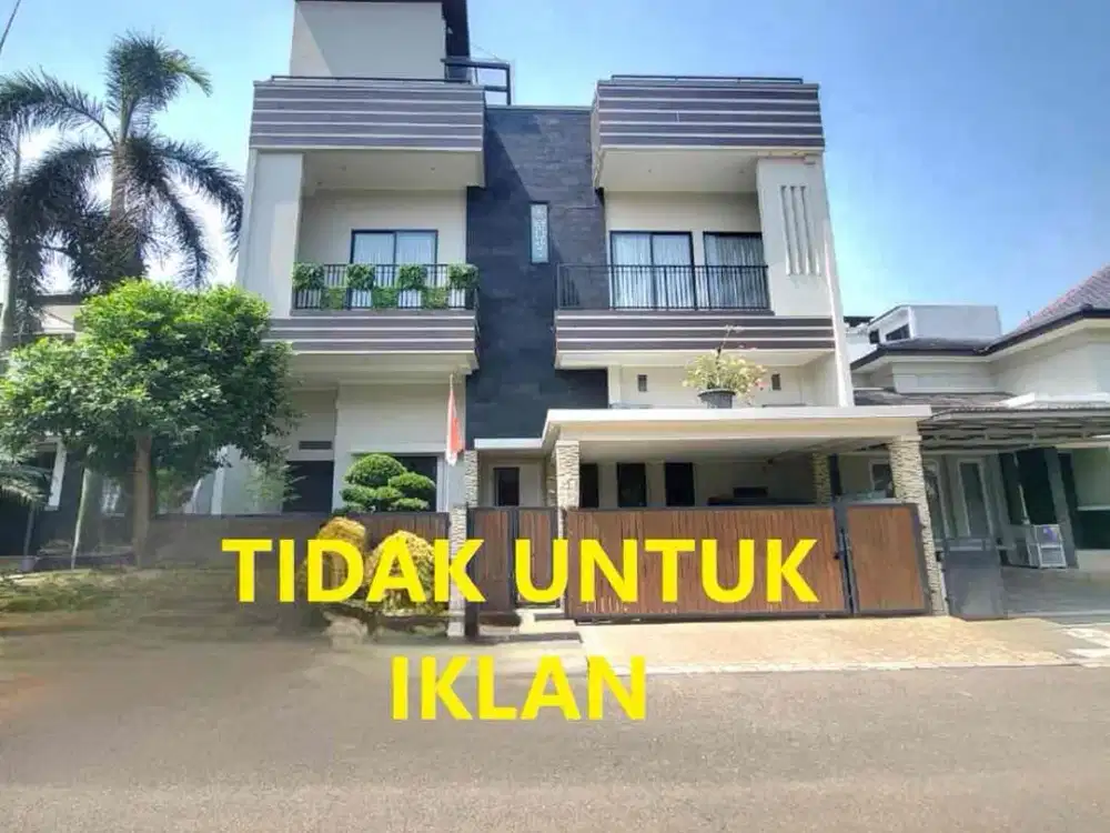 Rumah Mewah Sangat Terawat Cluster Nyaman dan Aman di Menteng Bintaro