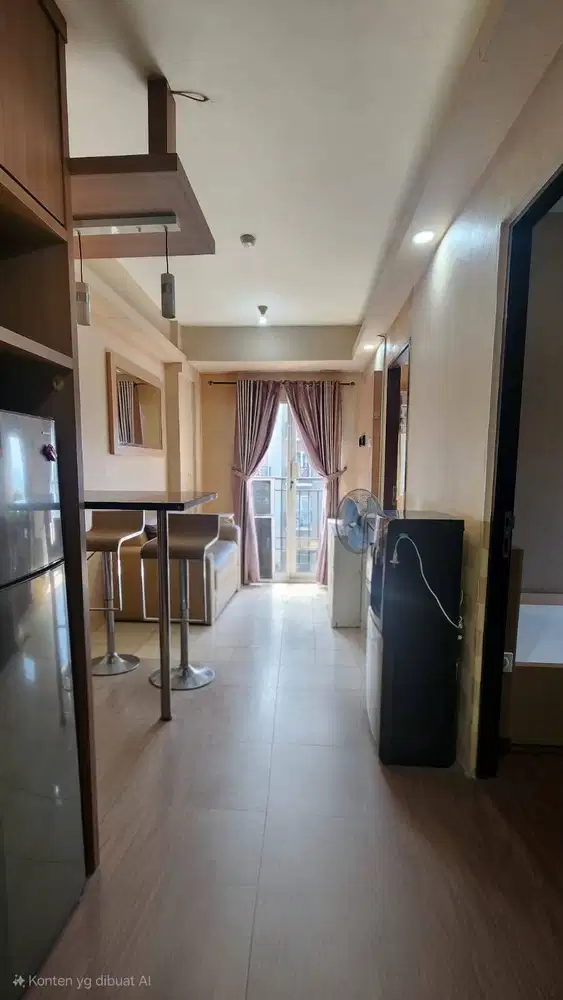 JUAL CEPAT ((BU) - UNIT 2BR FURNISHED @APARTEMEN PURI PARK VIEW