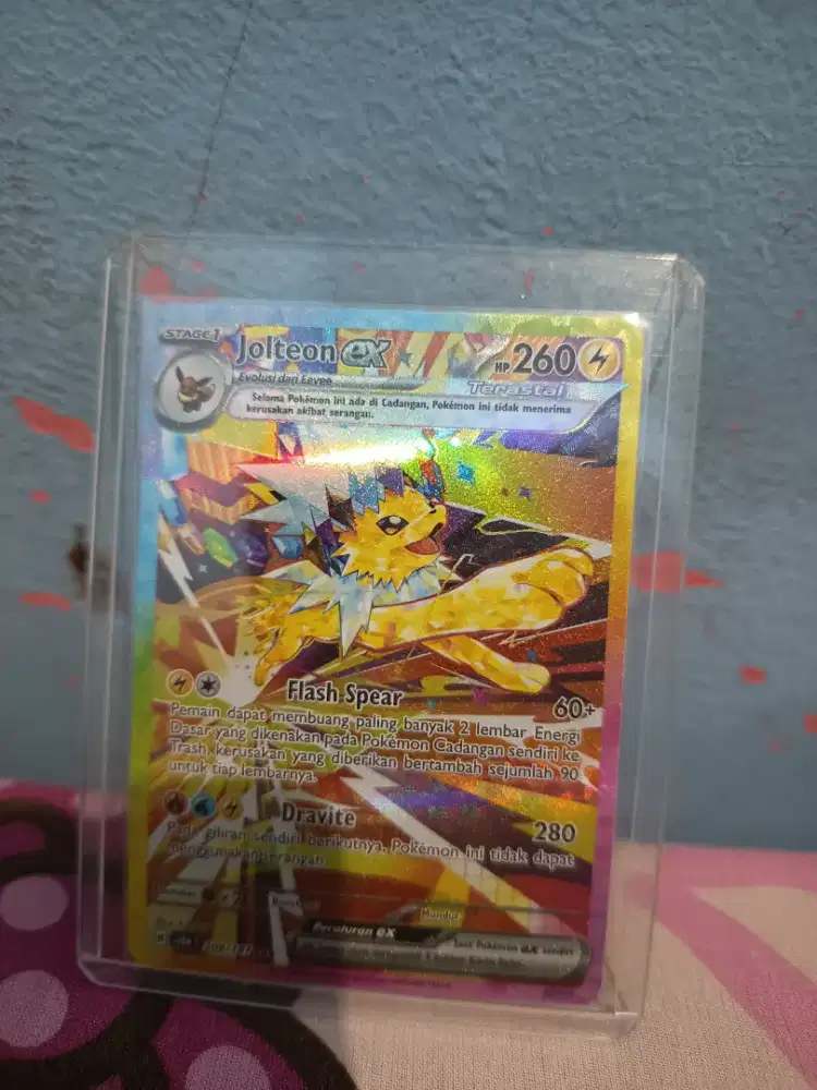 JOLTEON ex SAR Terastal (M) - ORIGINAL Pokemon TCG - Fast Deal COD
