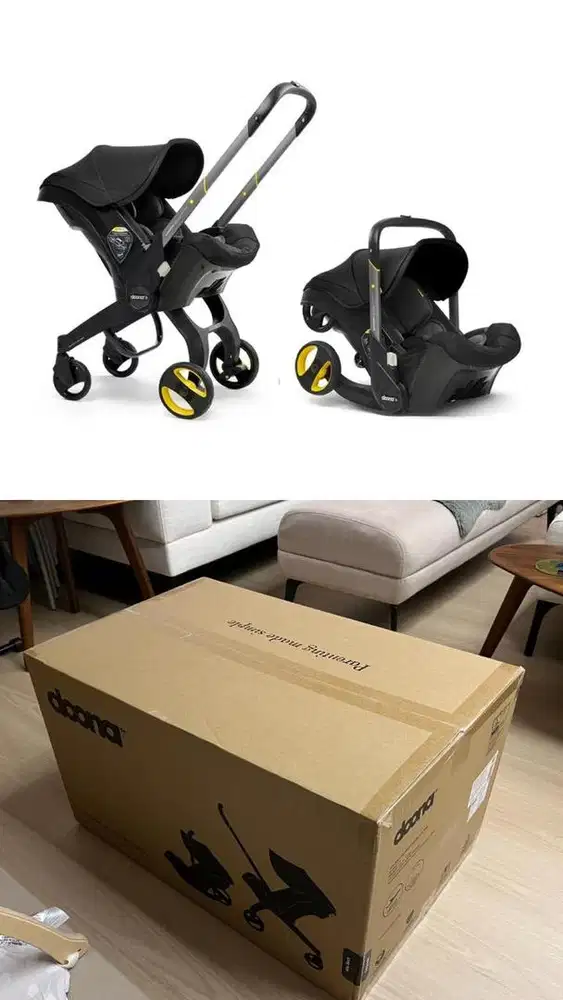 Doona+ Infant Car Seat Stroller - Nitro Black