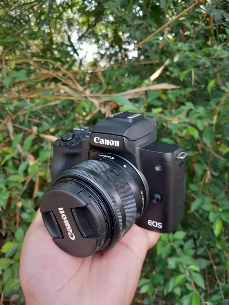 Kamera canon eos m50 lensa kit muluss