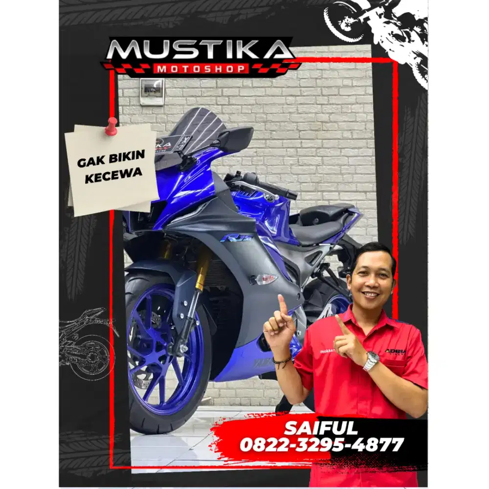 Perfect Condition!!Yamaha R15 V4 2022 Plat Jatim Mulus Murah-Mustika