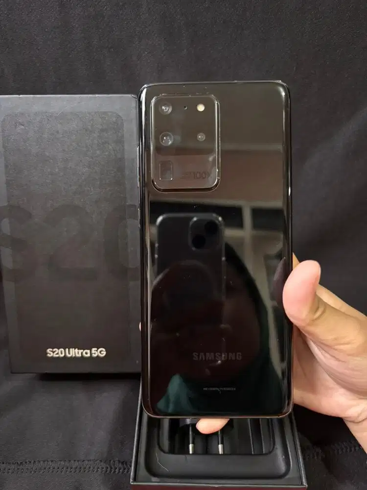 Termurah Samsung S20 ultra 12/128gb DIJAMIN ORI ex SEIN fullset mulus