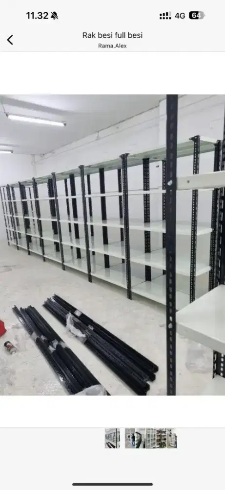 Rak besi siku ful besi