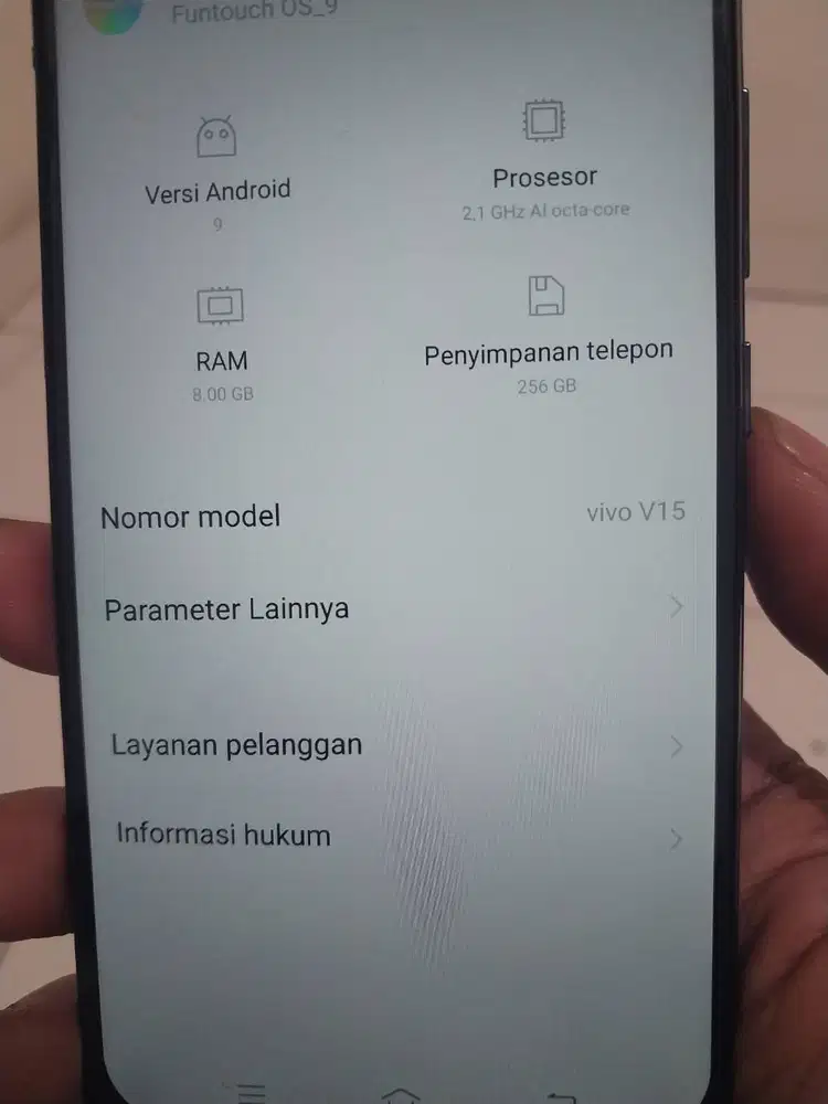 VIVO V15 8/256 kondisi bagus