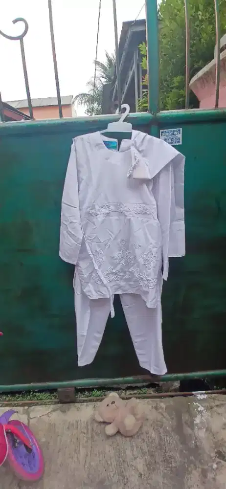 Setelan Baju muslimah Bordir Anak