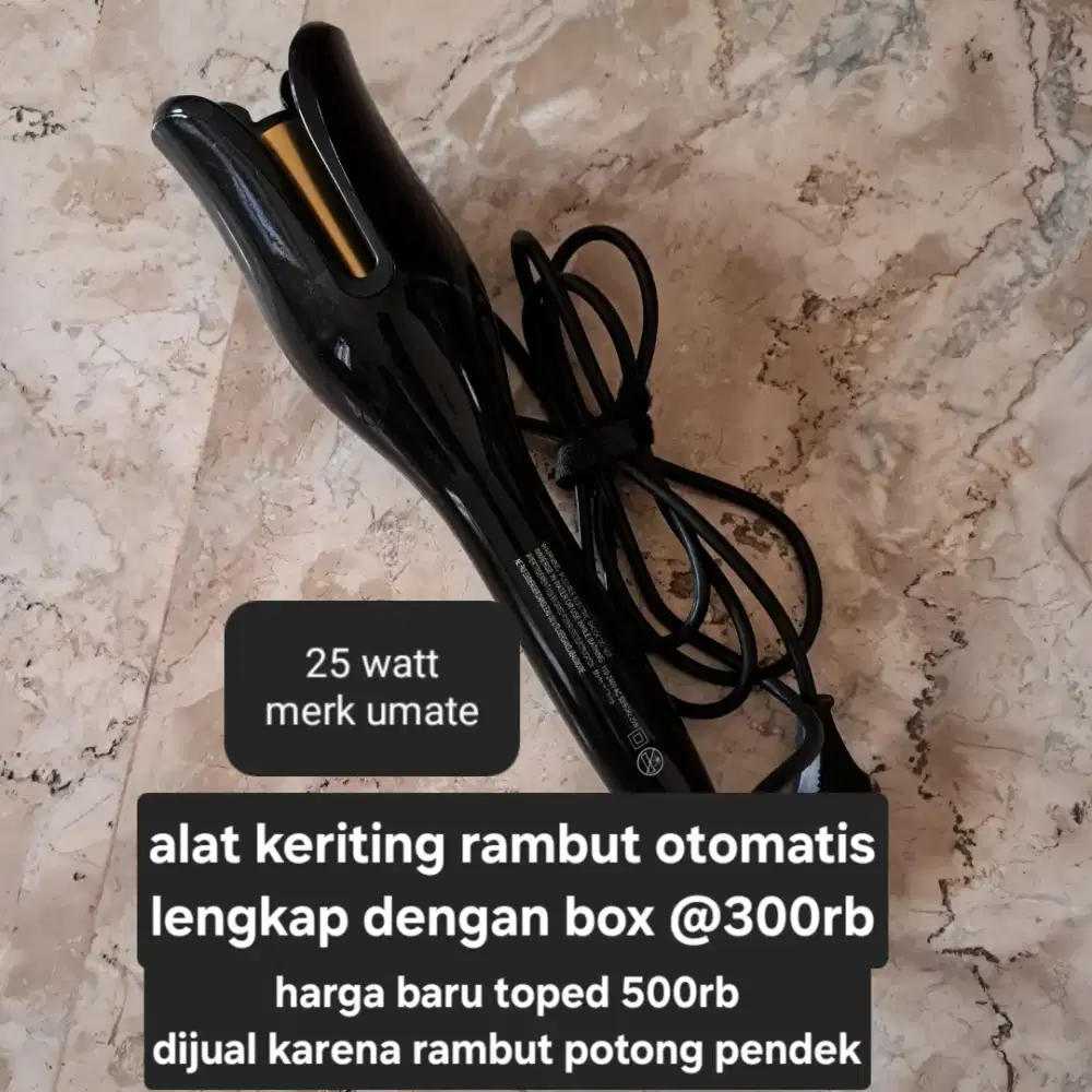 Alat catok curly keriting otomatis