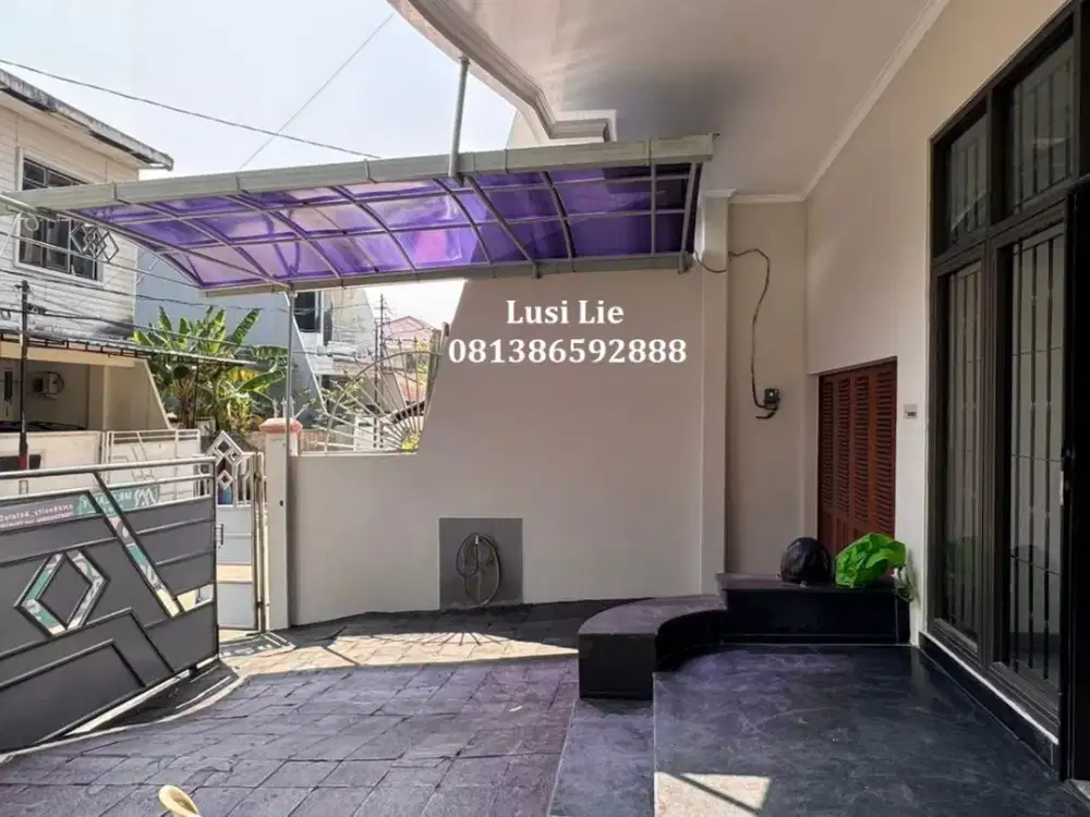 Rumah Pluit luas 10x20 m, kosong rapi parkiran luas