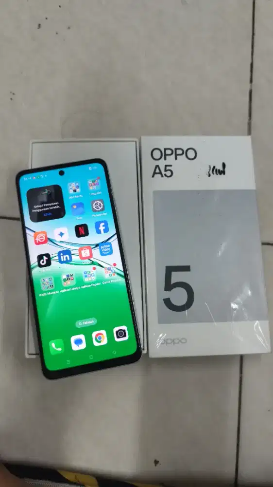 oppo a5 8/128 fullset like new mulus