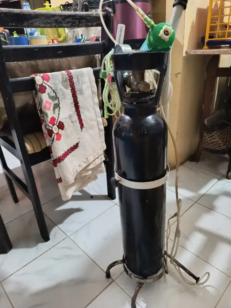 Tabung Oksigen tidak bocor hanya perlu ganti regulator