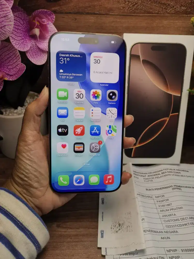 iphone 16 promax 256gb

Inter beacukai

Hongkong 

Dual nano sim