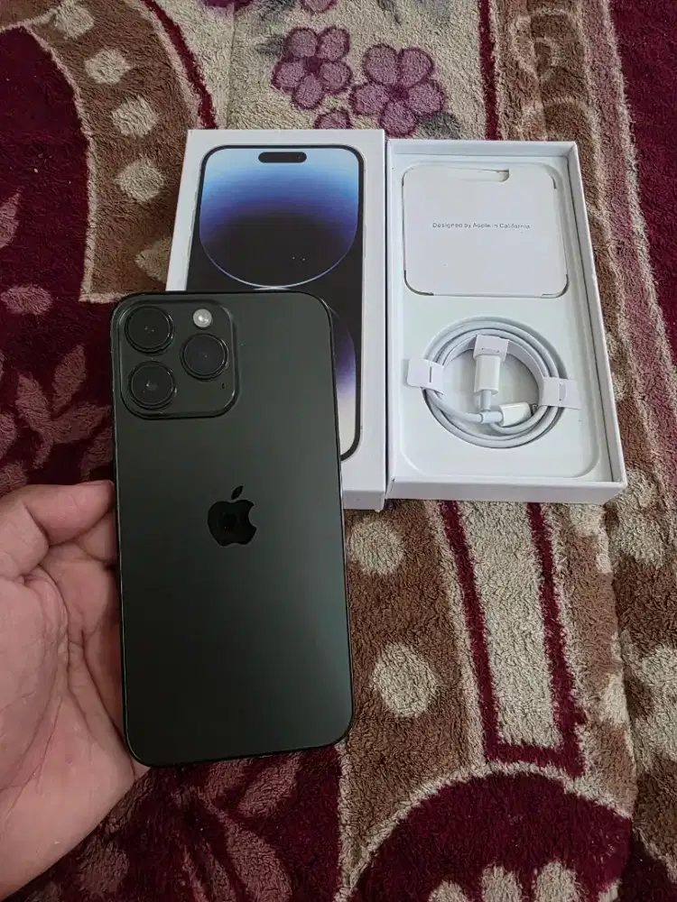 iPhone 14 pro max 256gb mulus like new,,lengkap fulset,istimewa