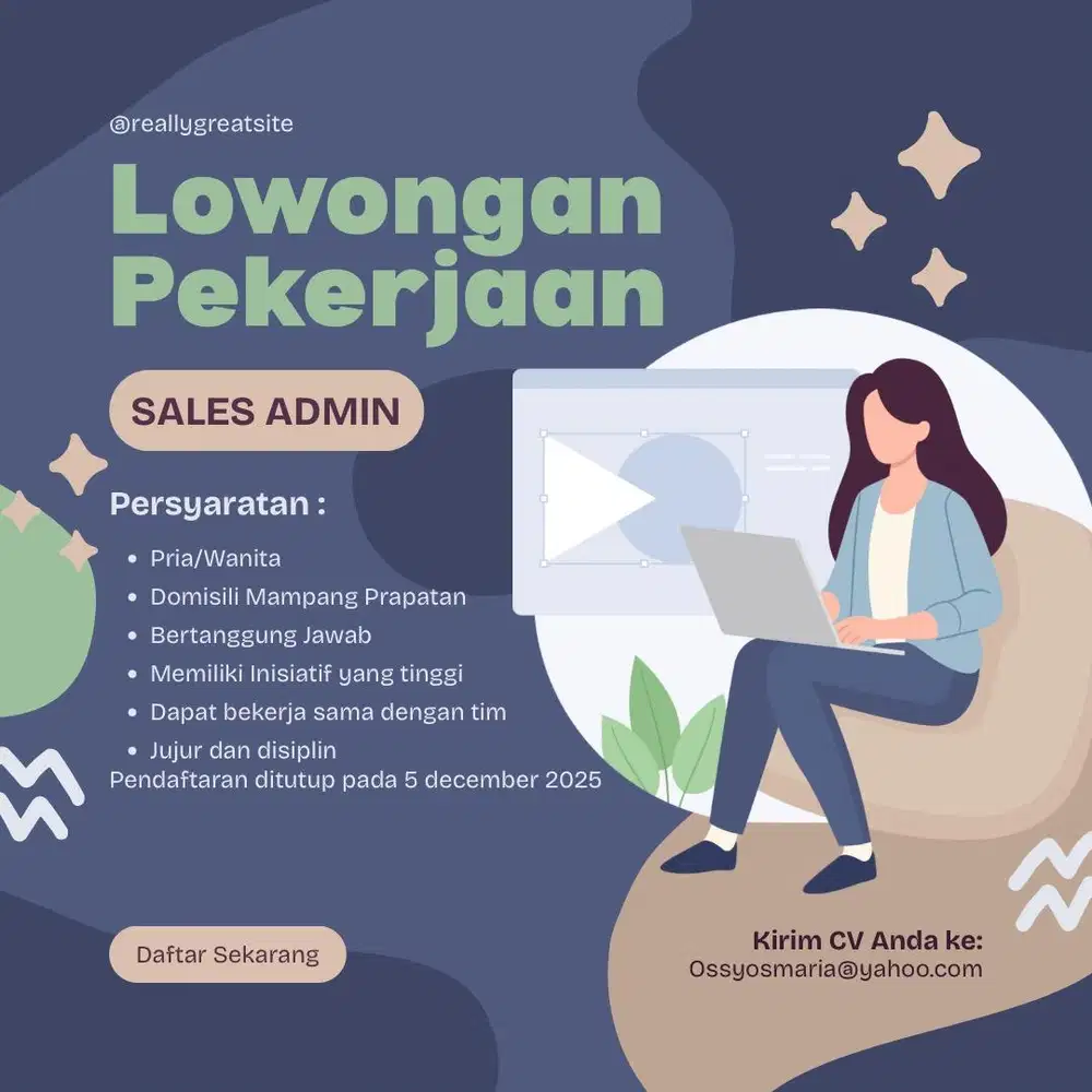 ADMIN SALES DI MAMPANG PARAPATAN JAKSEL